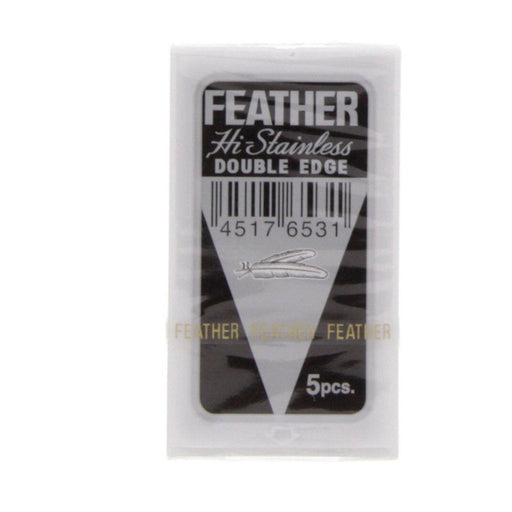 Pack of 5x Feather Hi-Stainless Platinum - FineShave