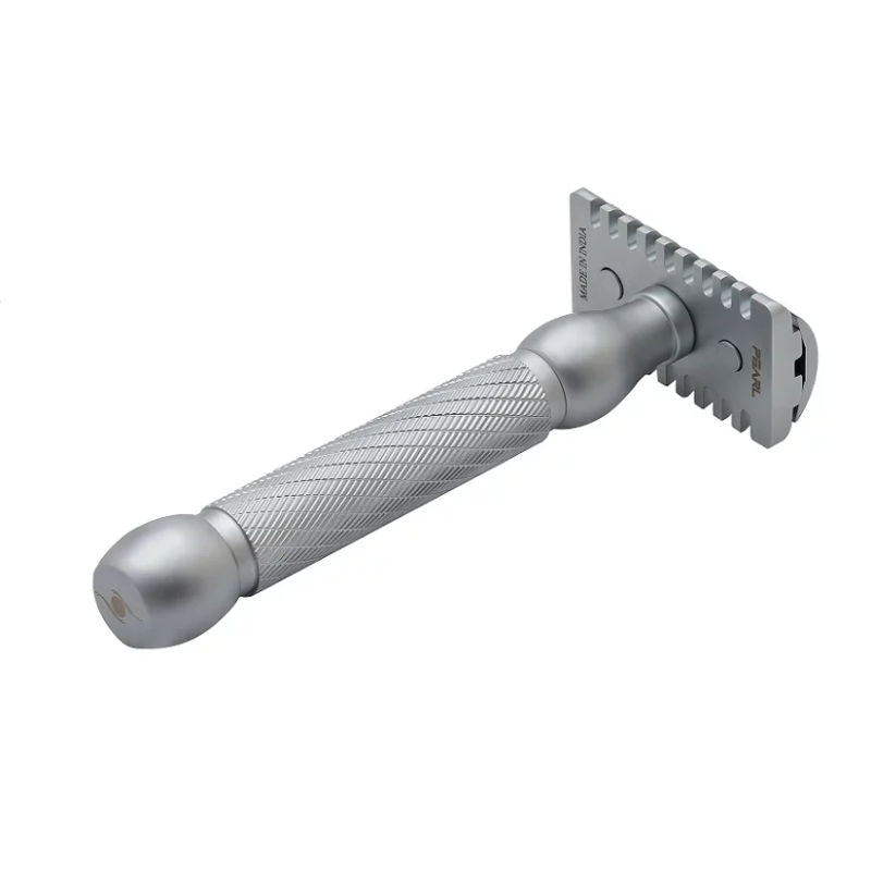 Pearl Hammer Safety Razor (including 2 base plates - Close & Open comb) - 6.jpg