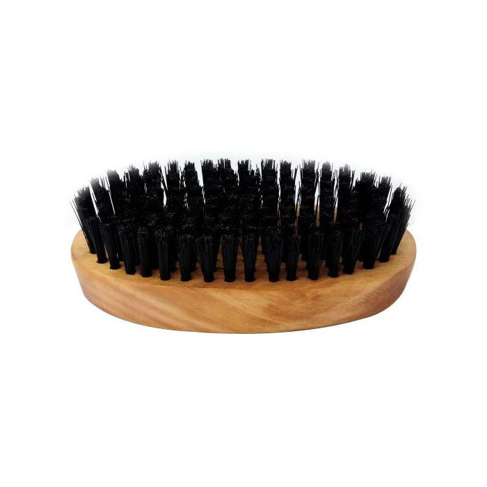Pearl Wooden Beard Brush with synthetic hair (SC-14W) - 1.jpg