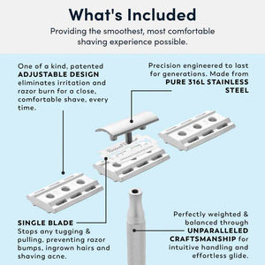 Rockwell 6S Stainless Steel Safety Razor (Blue) - 4.jpg