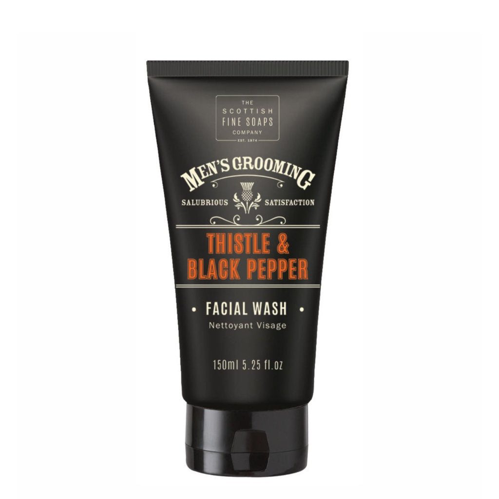 Scottish Fine Soaps (Thistle & Black Pepper) - Facial Wash 150ml - FineShave