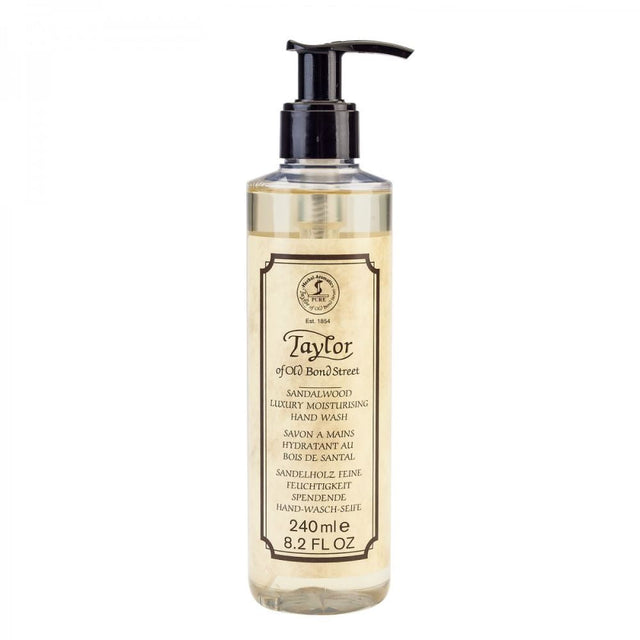 Taylor of Old Bond Street Luxury Sandalwood Moisturising Hand Wash 240ml - FineShave