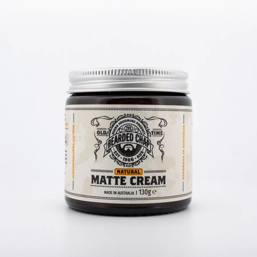 The Bearded Chap Natural Matte Cream - firm hold & matte finish 130g (100% Natural) - 1.jpg