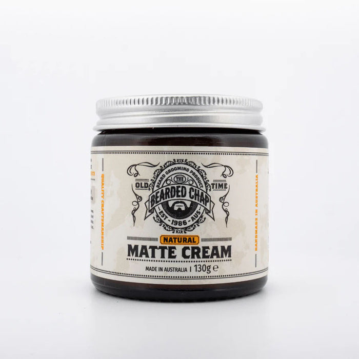The Bearded Chap Natural Matte Cream - firm hold & matte finish 130g (100% Natural) - 1.jpg