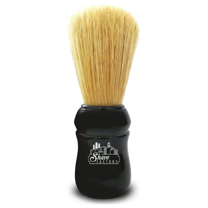 The Shave Factory Boar Shaving Brush (large long hair - black handle) - 1.jpg