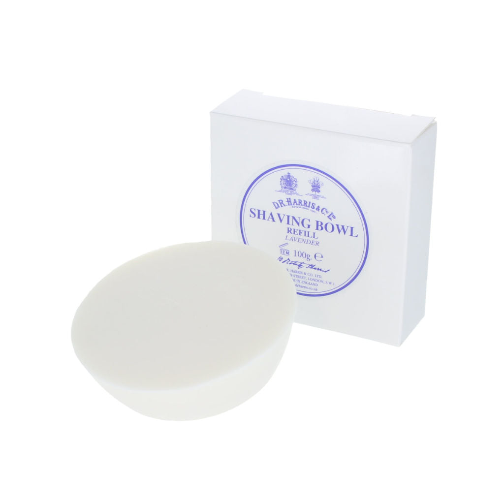 D R Harris Lavender Shaving Soap refill - FineShave