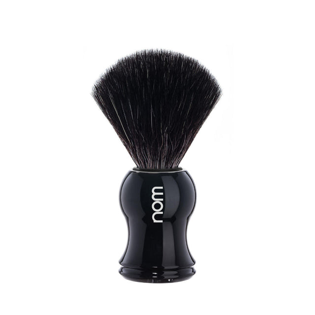 nom Gustav Black Fibre Shaving Brush (Black) 21BL - 1.jpg